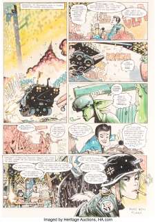 Jamie Hewlett Et Peter Milligan | Tank Girl vs. America #2 Planche 2 (Details Magazine, Fév. 1995). Jamie Hewlett and Peter Milligan Tank Girl vs. America #2 Story Page 2 Original Art (Details Magazine, Feb. 1995). | Heritage