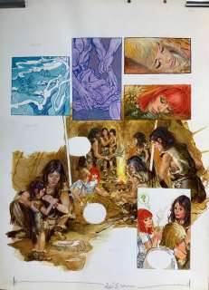 Fernando Fernández | Fernández, Fernando - Original page - Viaje a la Prehistoria - (1975) | Catawiki