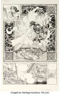 Jeremy Bastian La Fille Maudite du Capitaine Pirate Volume 2 Story Page Original Art (Les Éditions de la Cerise, 2...