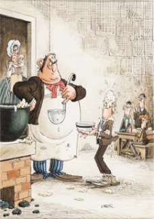 Don Martin - Oliver Twist Illustration Original Art (c. 2000s)....