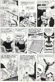 Starlin, Jim - Jim Starlin Strange Tales #179 Story Page 11 Adam Warlock Original Art (Marvel, 1975)....