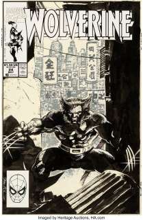 Lee, Jim - Jim Lee Wolverine #24 Cover Original Art (Marvel, 1990)....