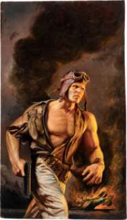 James, Steven - Steven James (Steven Assael) Doc Savage #183 Escape from Loki Paperback Novel Cover Painting Original ...