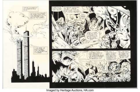 McFarlane, Todd - Todd McFarlane Spider-Man #16 Story Page 10 X-Force Original Art (Marvel, 1991)....