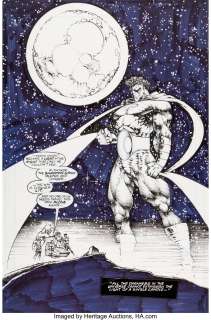 Platt, Stephen | Stephen Platt Marc Spector: Moon Knight #60 Splash Page 22 Original Art (Marvel, 1994).... | Heritage