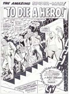 Esposito, Mike | Mike Esposito The Amazing Spider-Man #52 Splash Page 1 Re-Creation Kingpin Original Art (undated).... | Heritage