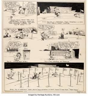 Herriman, George | George Herriman Krazy Kat Sunday Comic Strip Original Art dated 5-21-33 (King Features Syndicate, 1933).... | Heritage