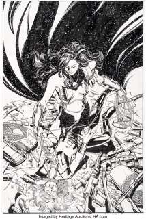 Jimenez, Phil - Phil Jimenez and George Pérez DC Special: The Return of Donna Troy #3 Cover Original Art (DC, 2005)....