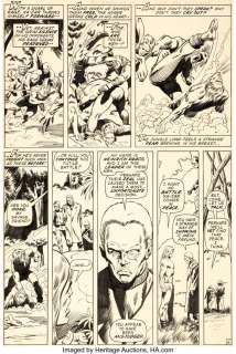 Smith, Barry | Barry Smith and Sal Buscema Astonishing Tales #10 Story Page 6 Ka-Zar Original Art (Marvel, 1972).... | Heritage