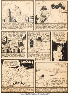 Beck, C. C. - C. C. Beck Whiz Comics #7 Captain Marvel Story Page 9 Original Art (Fawcett, 1940)....