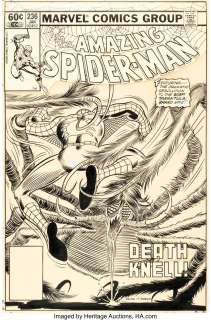 Romita Jr., John - John Romita Jr. and Frank Giacoia The Amazing Spider-Man #236 Cover Original Art (Marvel, 1983)....