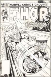Pollard, Keith | Keith Pollard Thor #317 Cover Original Art (Marvel, 1982).... | Heritage