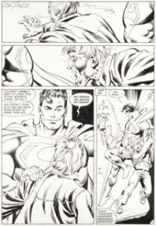 Byrne, John | John Byrne and Dick Giordano The Man of Steel #2 Story Page 6 Original Art (DC, 1986). ... | Heritage
