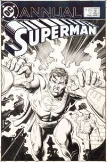 Bolland, Brian | Brian Bolland Superman Annual #12 Cover Original Art (DC, 1986).... | Heritage