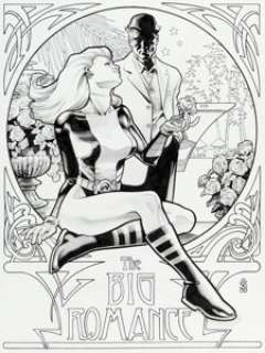 Jones, J. G. - J. G. Jones Birds of Prey #31 Cover Original Art (DC, 2001)....