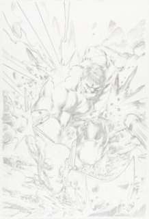 Pagulayan, Carlo - Carlo Pagulayan Incredible Hulks #615 Cover Original Art (Marvel, 2010)....