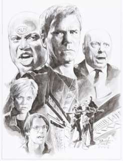 Guedes, Renato - Renato Guedes Stargate SG-1: P.O.W. #3 Cover Original Art (Avatar Press, 2003)....