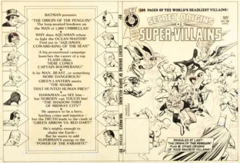 Andru, Ross | Ross Andru and Dick Giordano Best of DC Digest #10 Secret Origins of Super-Villains Wraparound Cover O... | Heritage