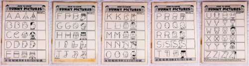 How to Draw Funny Pictures Alphabet by Milt Hammer | Goldfinch Auctions