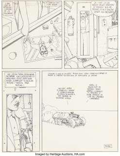 Giraud (Moebius), Jean - Jean Giraud (Moebius) Major Fatal, The Airtight Garage Story Page 20 Original Art (Métal Hurlant, 1976-1978)....