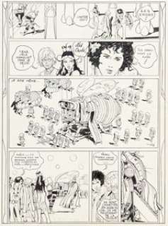 Robert Gigi Scarlett Dream, Araignia #2 Story Page 27 Original Art (SERG, 1972)....