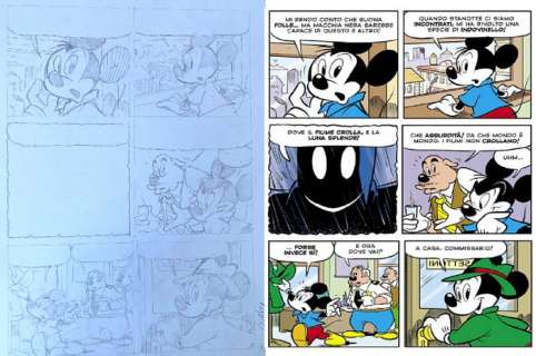 Casty (Andrea Castellan), Marco Nucci | Topolino - “Io sono macchia nera” - Signed Original Comic Page by Casty - page 30 - (2021) | Catawiki