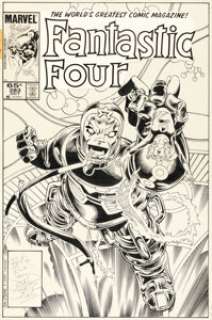 John Byrne And Jerry Ordway | Fantastic Four #283 Cover Original Art (Marvel, 1985).... | Heritage