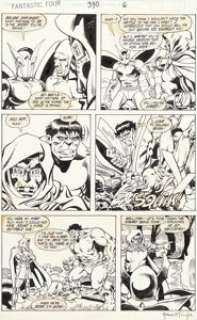 Rich Buckler And Romeo Tanghal | Fantastic Four #330 Story Page 6 Original Art (Marvel, 1989). | Heritage