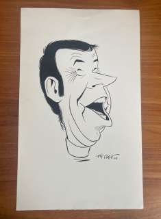 Tibet | Tibet - Originele tekening + album - Zelfportret - Tibet caricaturiste - (1968/1998) | Catawiki