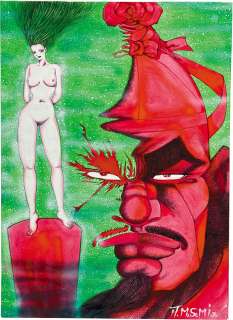 Masami Fukushima Hand-Drawn Color Illustration | Mandarake (Big Web)