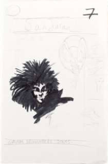 Neil Gaiman | Sandman #7 Comic Thumbnail Layout Production Art (DC, 1989). | Heritage