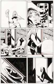 Michael Lopez and Scott Hanna - Bloodstone #1 Story Page 14 Original Art (Marvel, 2001).