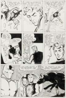 Steve Ditko and Frank McLaughlin - Captain Atom #89 Story Page 6 Original Art (Charlton, 1967).