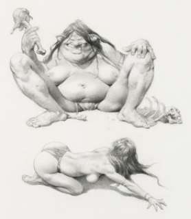 Frank Frazetta - Arcanum Plate Illustration Original Art (c. 1993). | Heritage