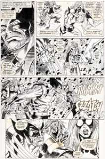 Andre Coates and Don Hudson The Secret Defenders #3 Story Page 4 Original Art (Marvel, 1993).