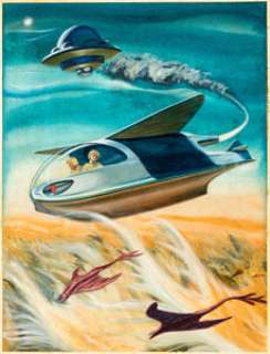 Jack Gaughan Galaxy Magazine V17#2 December-1958 Cover Painting Original Art (Galaxy Publishing, 1958).