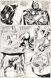 Herb Trimpe, Tom Morgan, and Reggie Jones The Avengers #333 Dr. Doom Story Page 7 Original Art (Marvel, 1991). | Heritage
