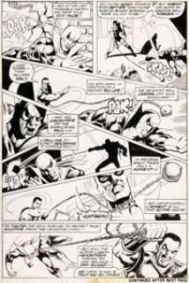 Larry Hama and Dick Giordano Marvel Premiere #16 Iron Fist Story Page 13 Original Art (Marvel, 1974).