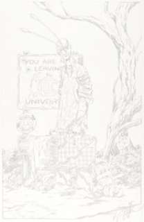 Keith Giffen - Ambush Bug Illustration Original Art (c. 2009).