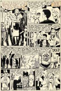 Jaime Hernandez Love and Rockets #1 Story Page 8 Penny Century First Appearance Original Art (Fantagraphics, 1982).