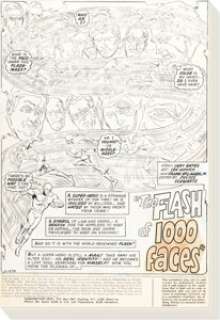 Irv Novick and Frank McLaughlin The Flash #218 Complete 14-Page Story "The Flash of 1000 Faces!" Original Art (DC, 1972). (Total: 14 Original Art) | Heritage
