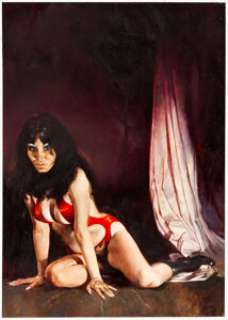Enric (Enrique Torres-Prat) Vampirella #54 Cover Painting Original Art (Warren, 1976).