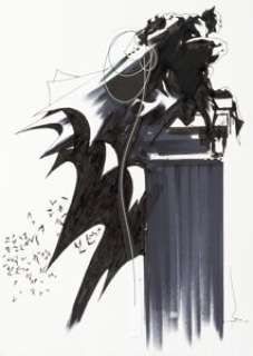 Jock Batman Black & White Cover Original Art (DC, 2021).