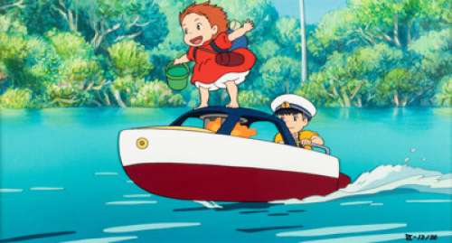 Ponyo (Studio Ghibli, 2008), Art Collection of Ghibli Museum Limited Edition "Ponyo" and "Sosuke" Cel.
