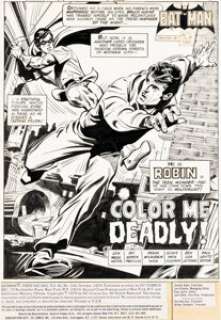 Irv Novick and Frank McLaughlin Batman #316 Splash Page 1 Original Art (DC, 1979). | Heritage