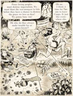 Harvey Kurtzman and Bill (Will) Elder "Goodman Beaver Meets T*rz*n" Story Page Original Art (1961/1962). | Heritage