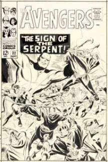 Don Heck The Avengers #32 Cover Original Art (Marvel, 1966). | Heritage