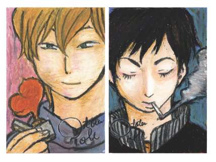 Totem Pole Hand-Drawn Color Illustrations of "Tokyo Shinju" (2 sheets) | Mandarake (Big Web)