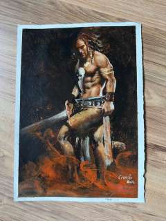 Civiello, Emmanuel | Civiello, Emmanuel - Dessin original couleur - Conan le Cimmérien - (2021) | Catawiki