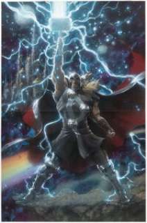 Kaare Andrews A.X.E.: Judgment Day #2 Variant Cover Original Art (Marvel, 2022).